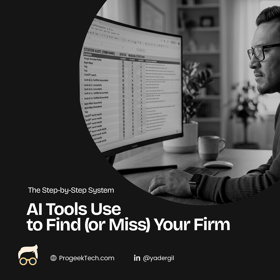 Local Citation Cleanup for Accountants: The Step-by-Step System AI Tools Use to Find (or Miss) Your Firm — Progeektech
