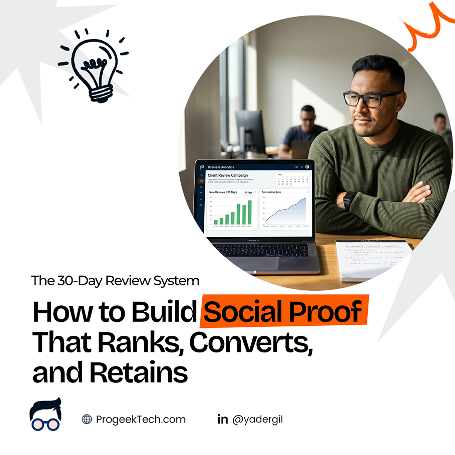 The 30-Day Review System for Accounting Firms: How to Build Social Proof That Ranks, Converts, and Retains — Progeektech