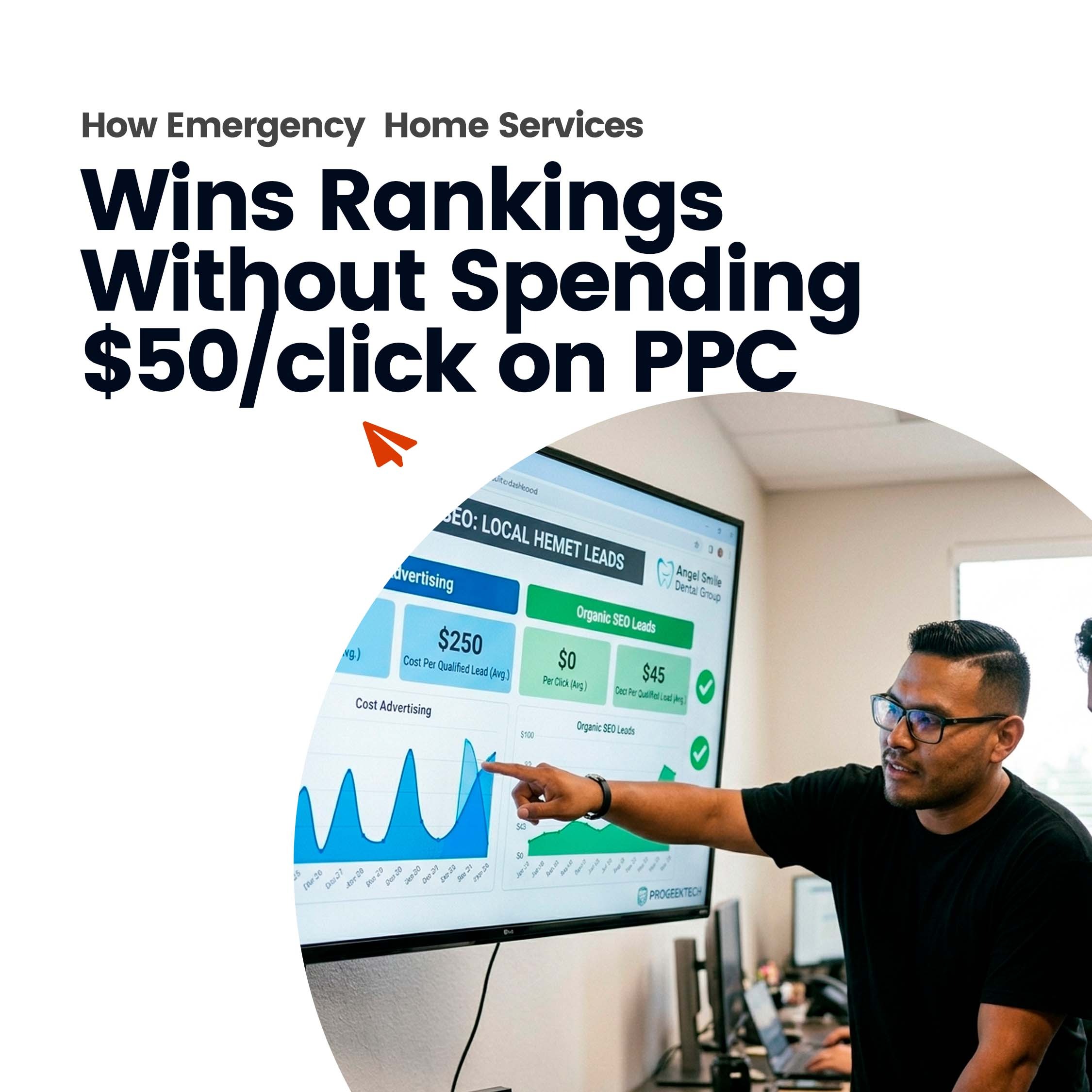 How Emergency Home Services Wins Rankings Without Spending $50/click on PPC — Progeektech