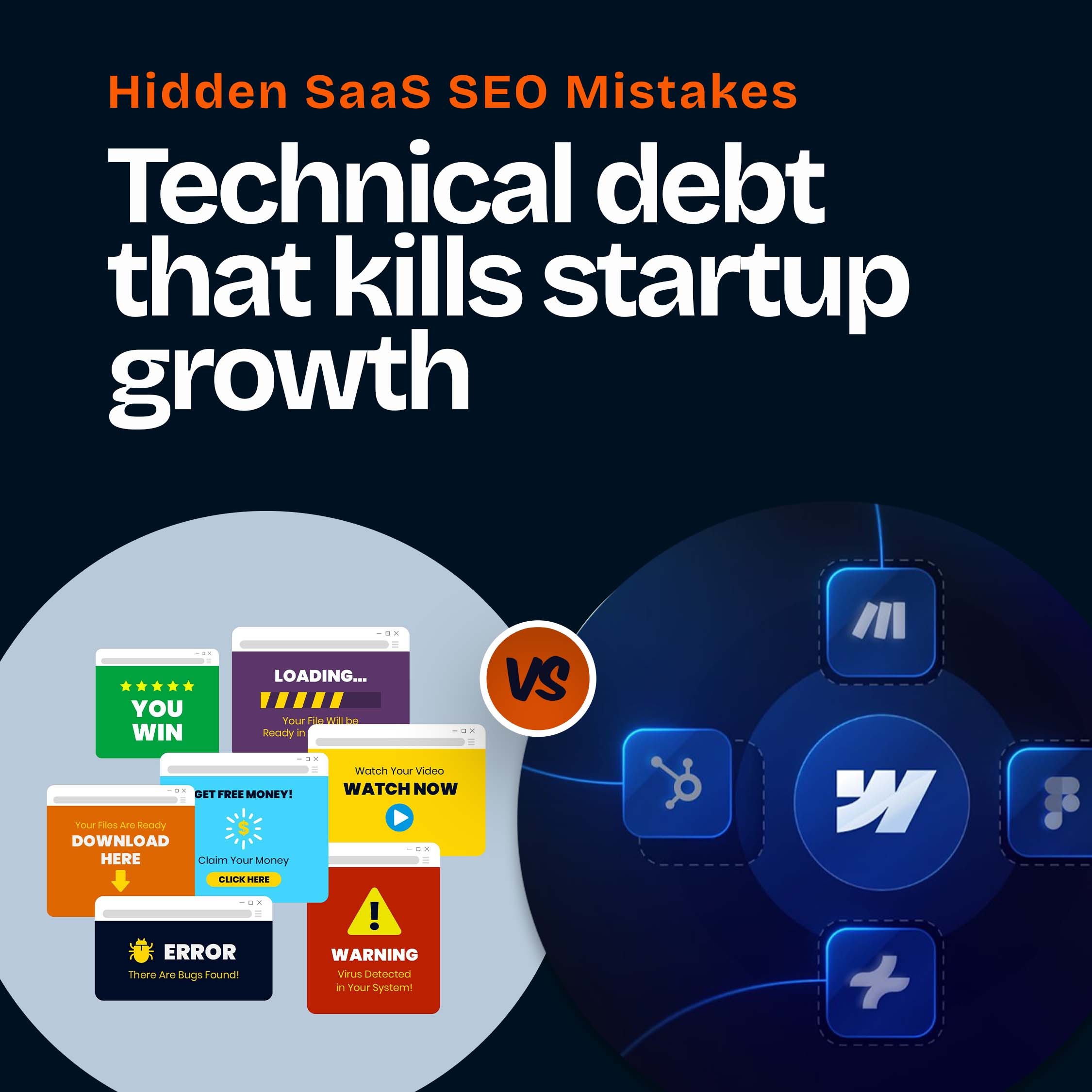 Hidden SaaS SEO Mistakes: Technical debt that kills startup growth (and how Webflow fixes it) — Progeektech