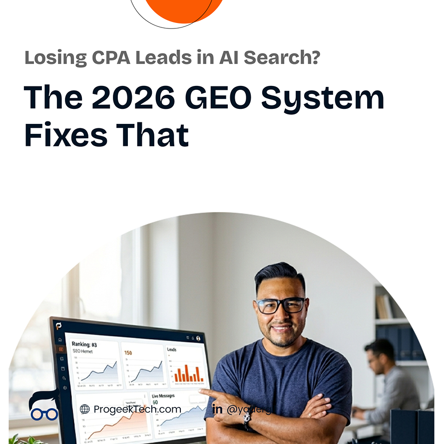 Why CPAs Are Losing leads to Competitors in AI Search (And the 2026 GEO System That Fixes It) — Progeektech