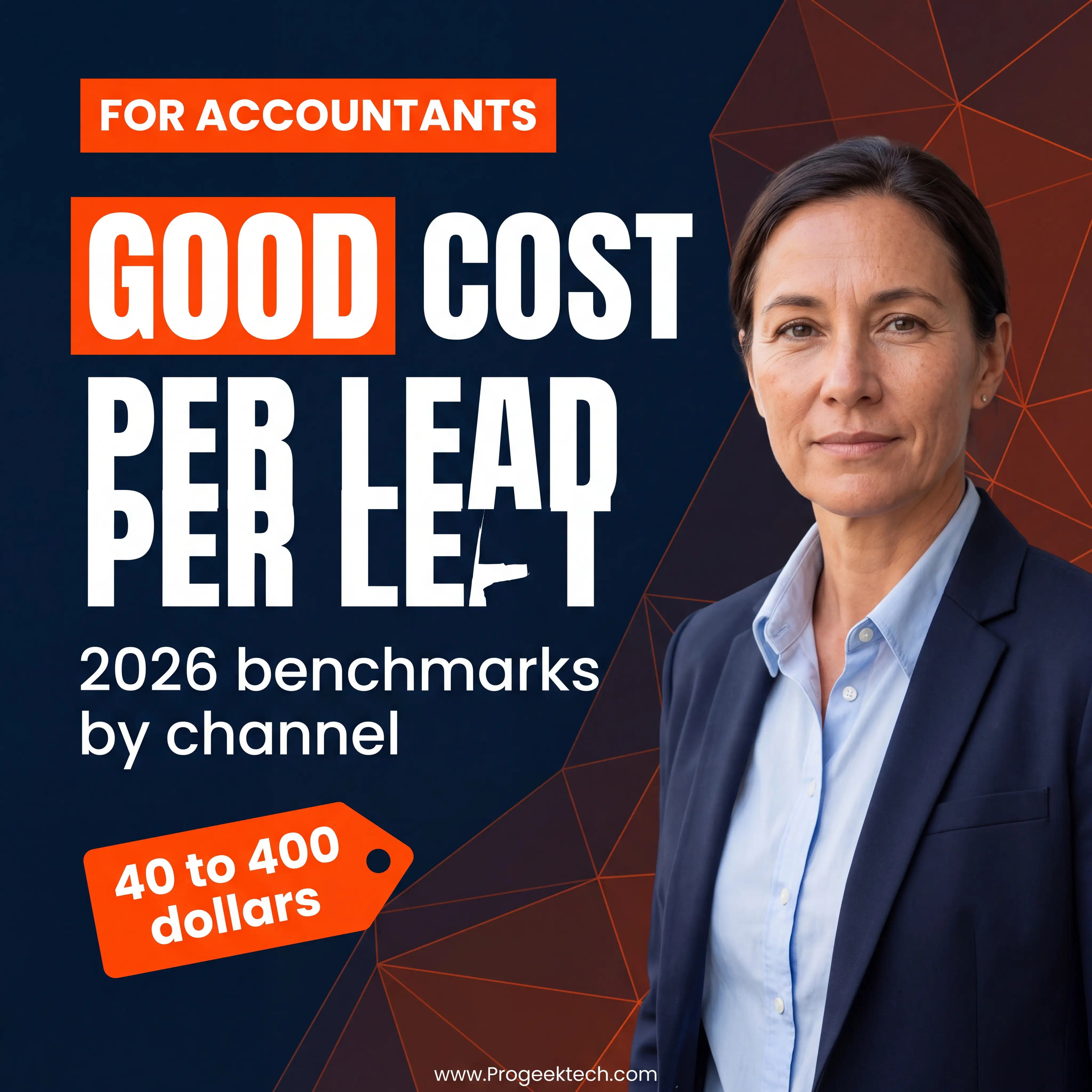 What's a Good Cost Per Lead for Accounting & Bookkeeping Firms in 2026? — Progeektech