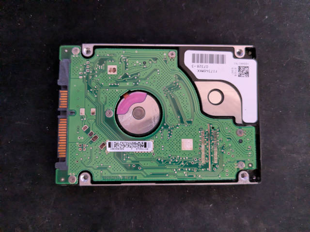 Failed mechanical hard drive from NoHo business, recovered by Micro Data Logic