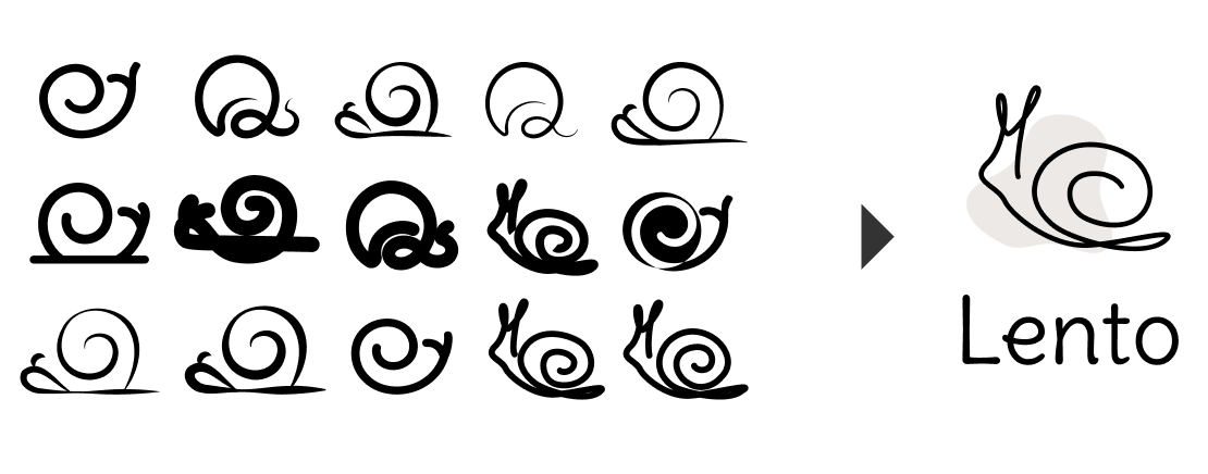 A logo design process