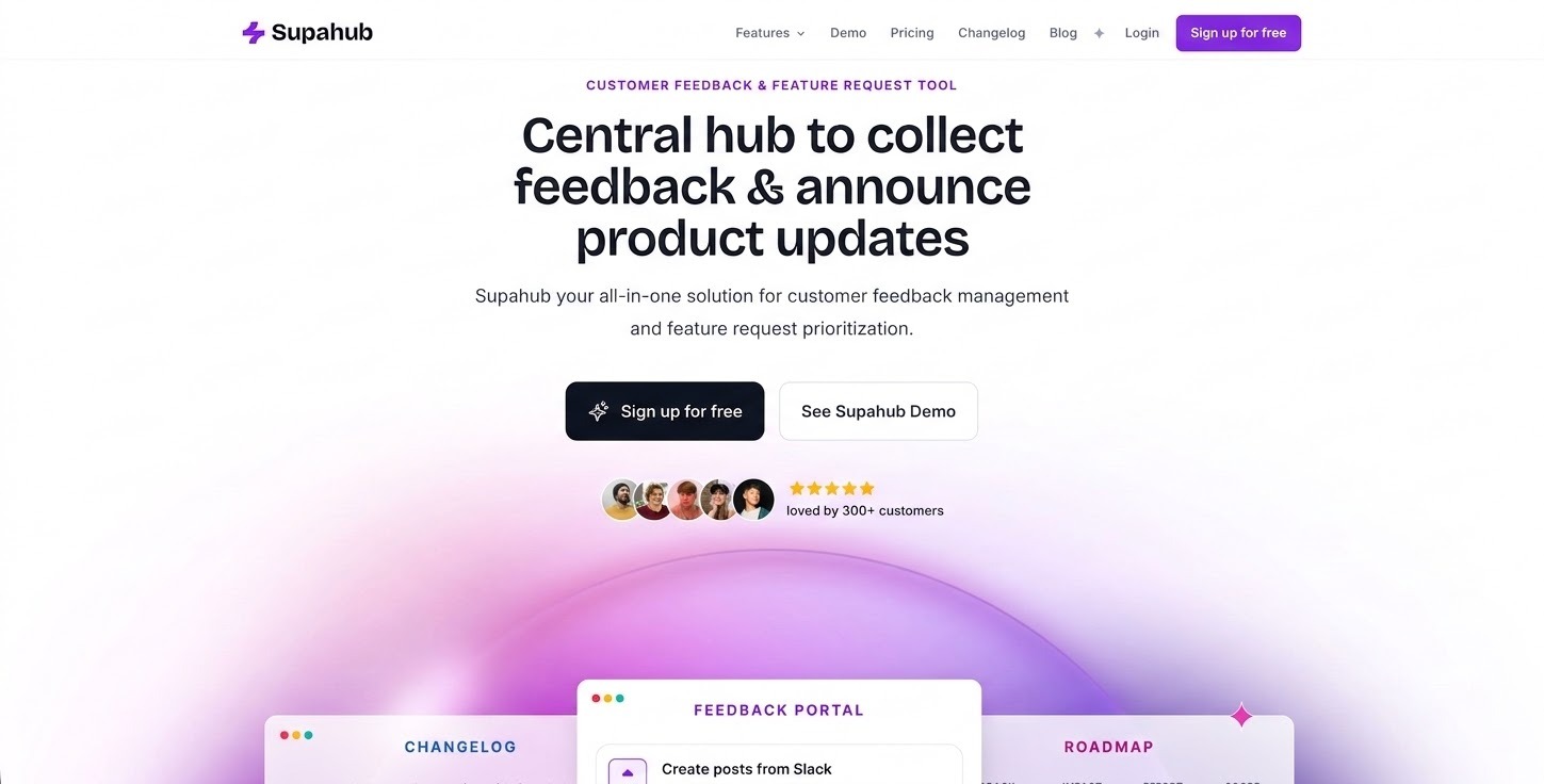SaaS Website UX Design - Supahub