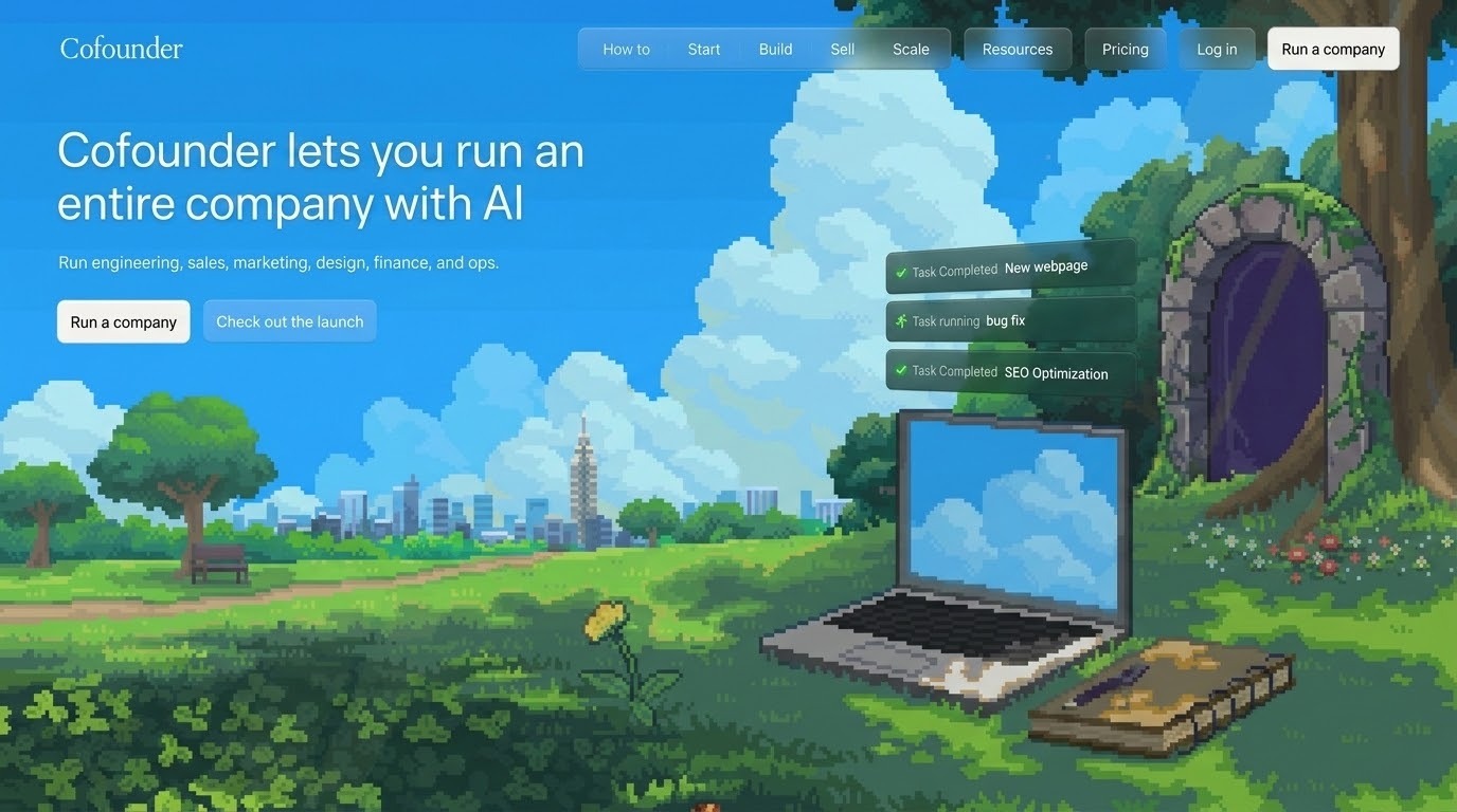SaaS Website UX Design - Cofounder