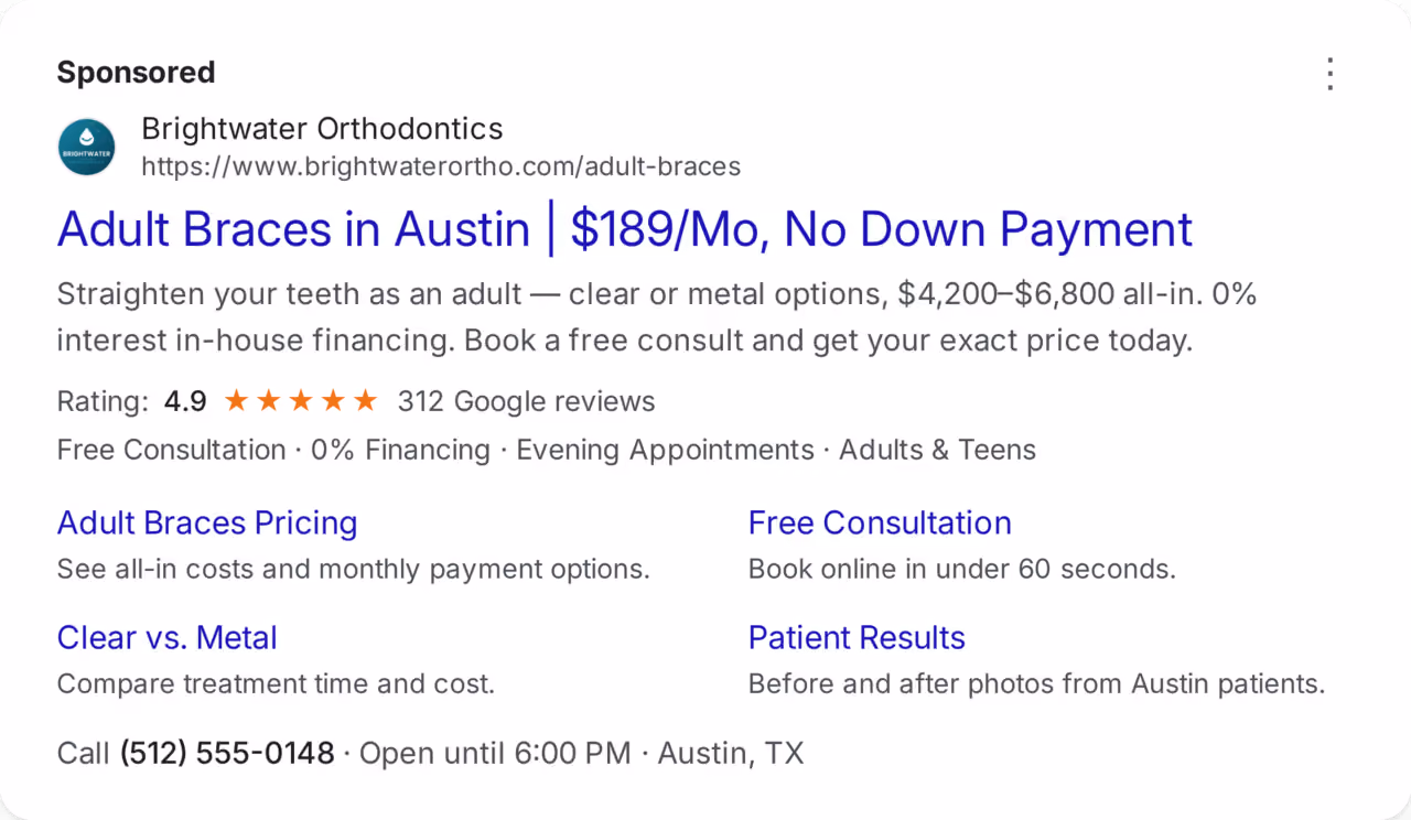 Google Ads for Orthodontists
