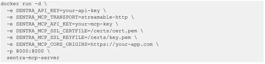 Production Deployment (Docker with TLS)