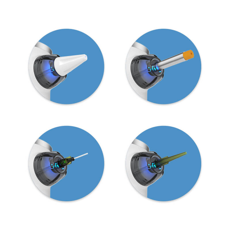 Mini vacuum cleaner vac-clean uv 2.1® attachment nozzles