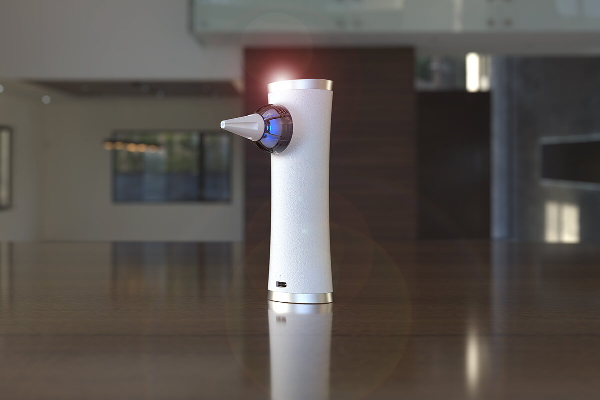 Mini vacuum cleaner vac-clean uv 2.1® perspective in realistic environment