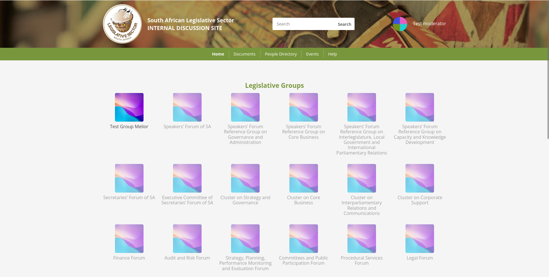 Screenshot of Protea seeds home page