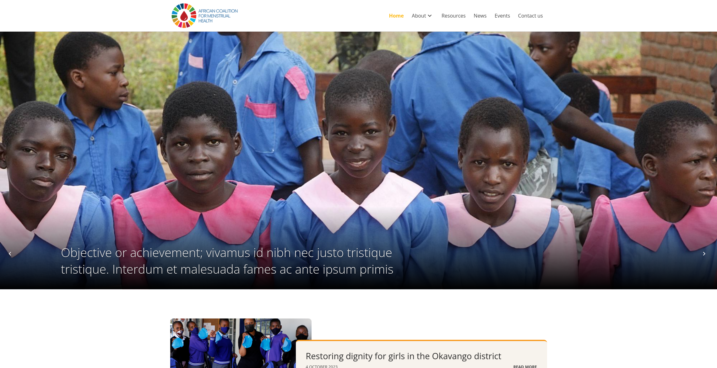 Screenshot of Protea seeds home page