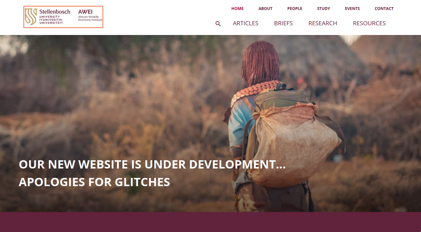 Screenshot of Protea seeds home page