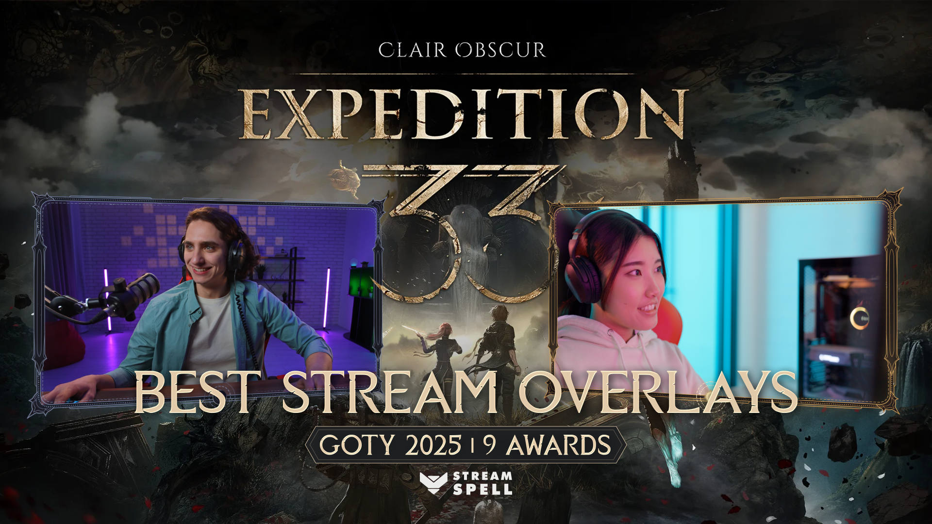 The Best Clair Obscur: Expedition 33 Stream Overlays (GOTY 2025, 9 Awards)