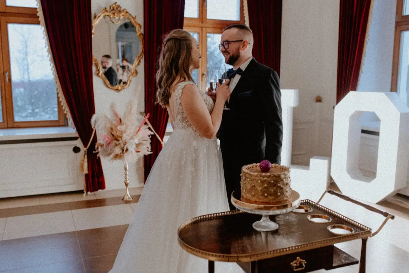 Natalia Lewandowska wedding krojenie torta, sala weselna, organizacja ceremonii