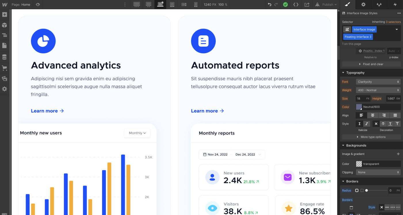 Icons And Graphics - Techly X Webflow Template