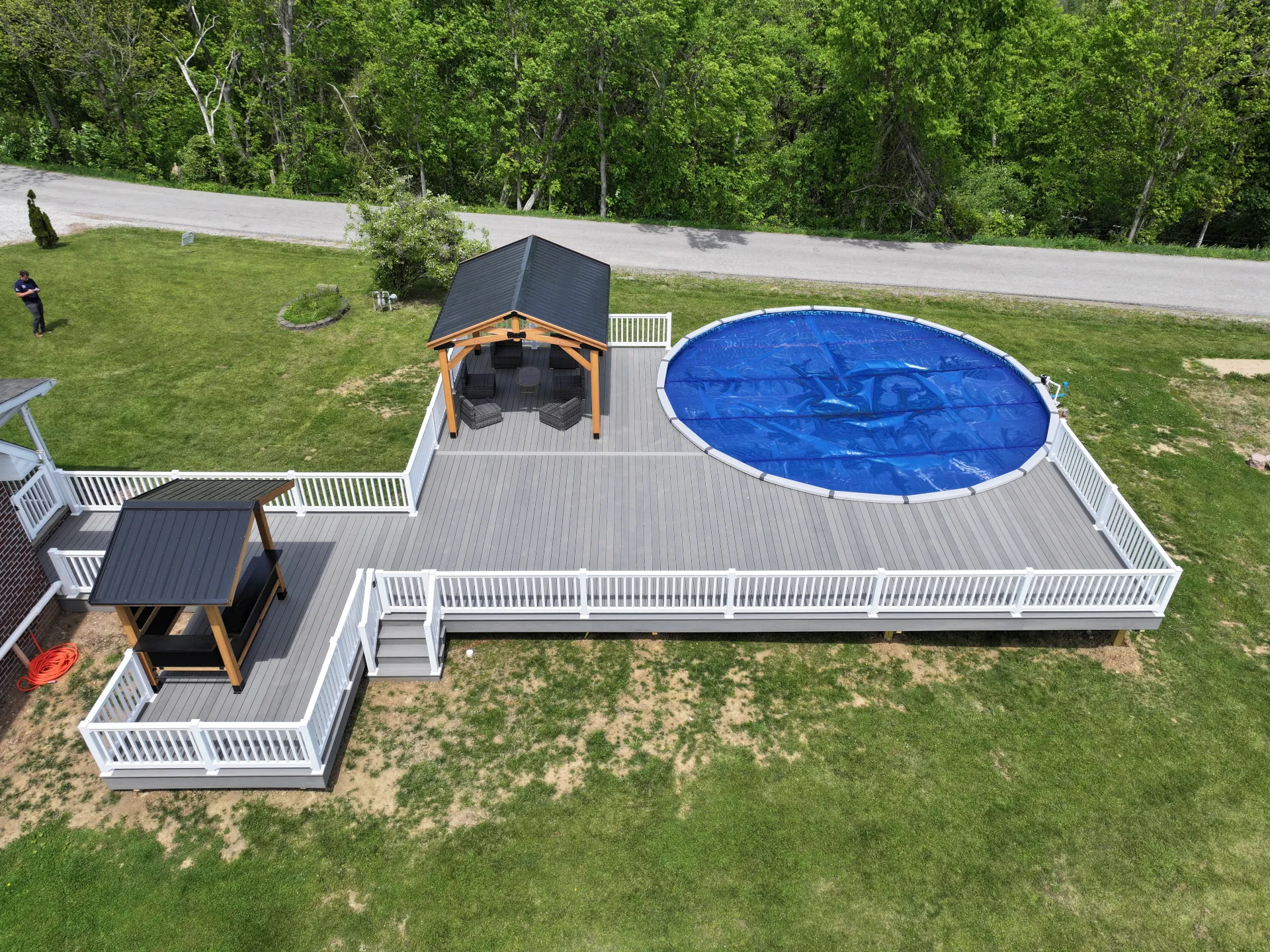 Building a Deck Around an Above-Ground Pool