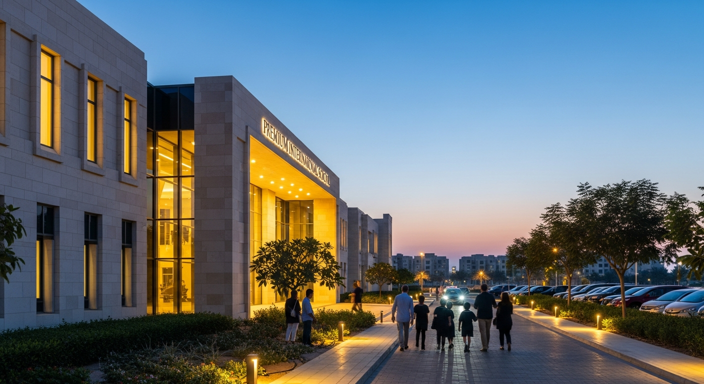 a photograph of Emirates International School, Meadows in context