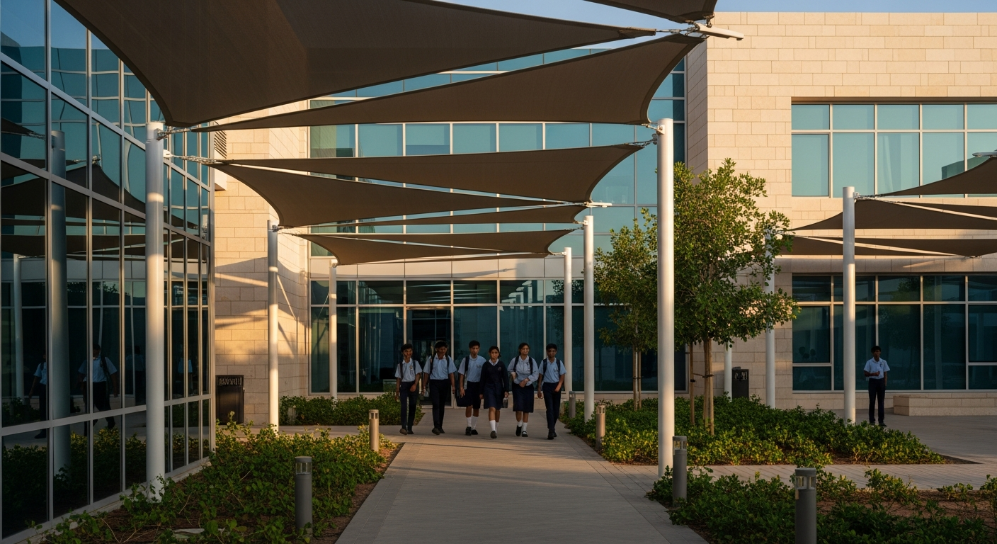 a photograph of Horizon International School in context