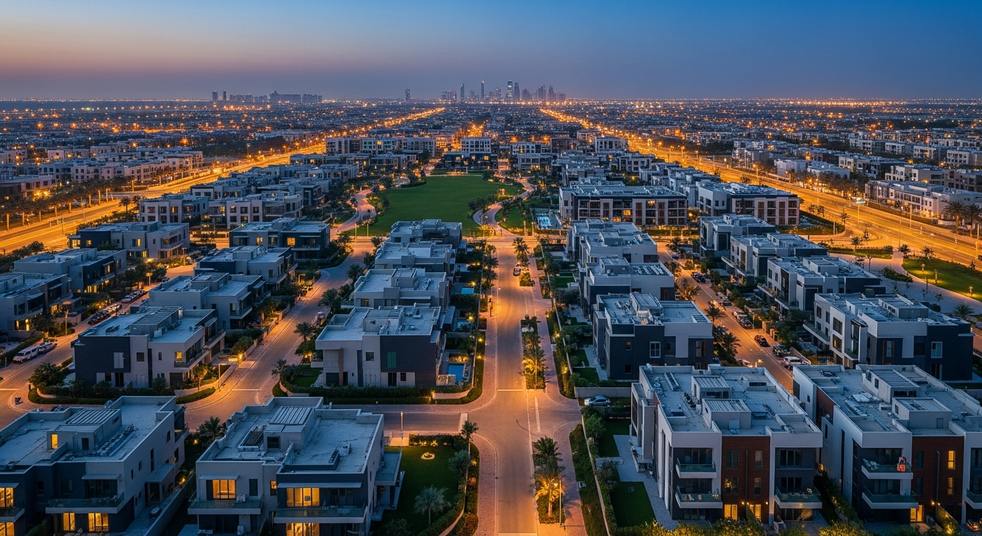 A modern family villa located in one of the top neighbourhoods near Bloom World Academy Al Barsha.