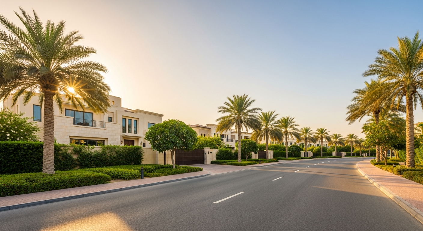 Emirates Hills, a residential community in Dubai near Dubai International Academy Emirates Hills
