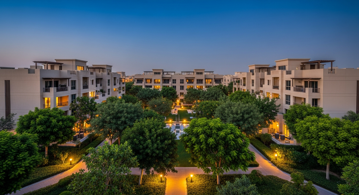 The Gardens, a residential community in Dubai near VOX Cinemas Ibn Battuta Mall