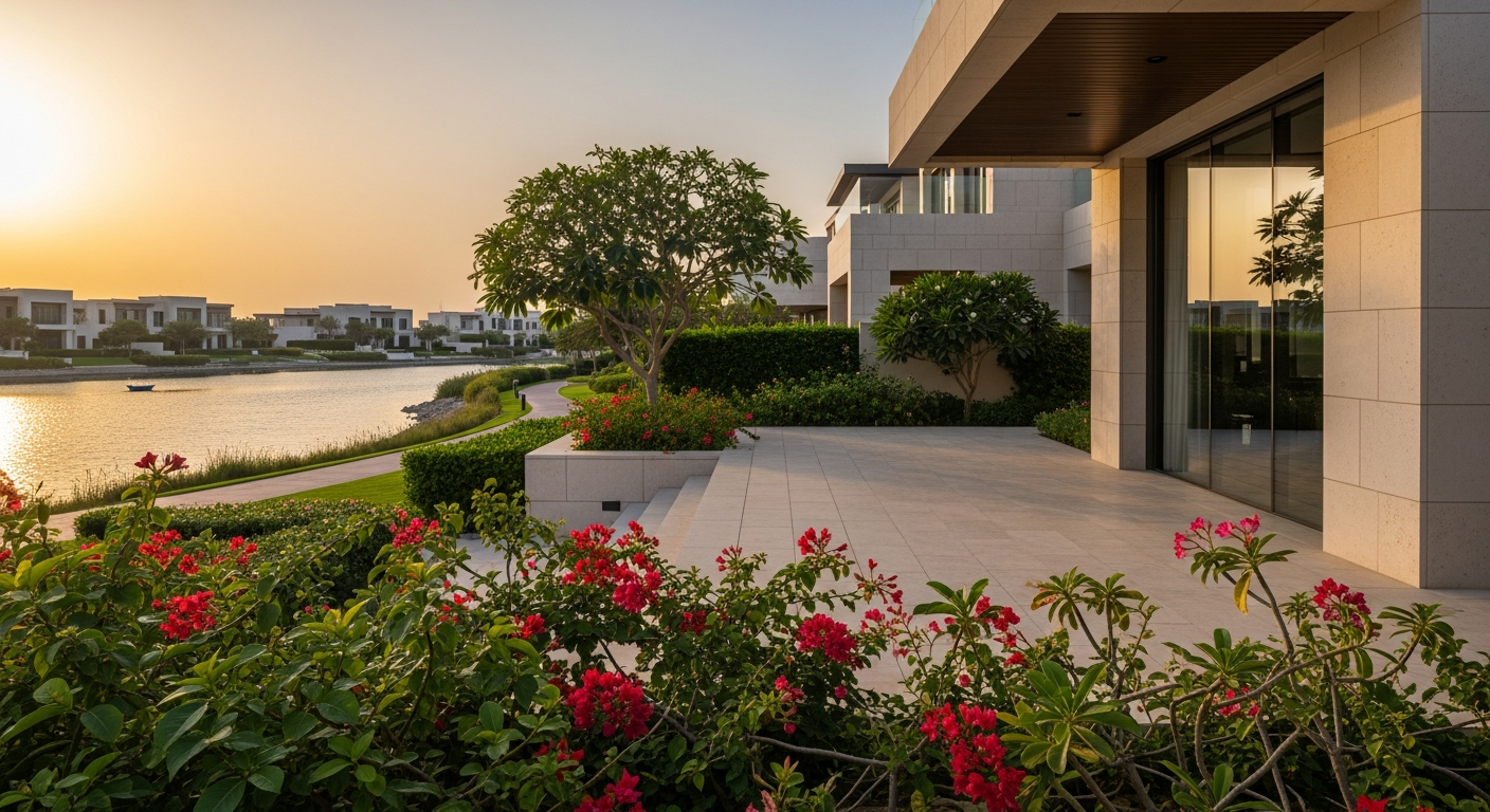 Jumeirah Islands, a residential community in Dubai near Dubai British School Jumeirah Park