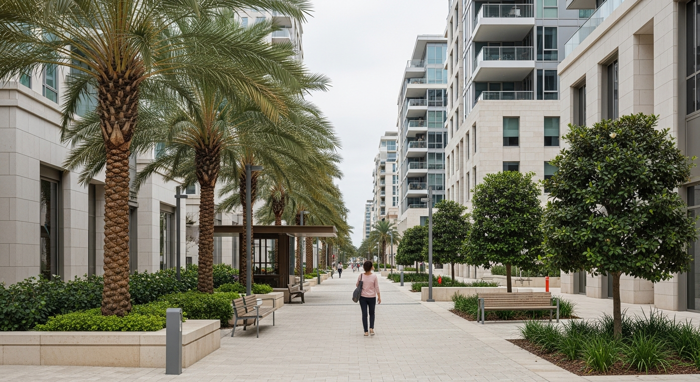 Boulevard Crescent and Central Corridor, a residential community in Dubai near Burj Park Downtown Dubai