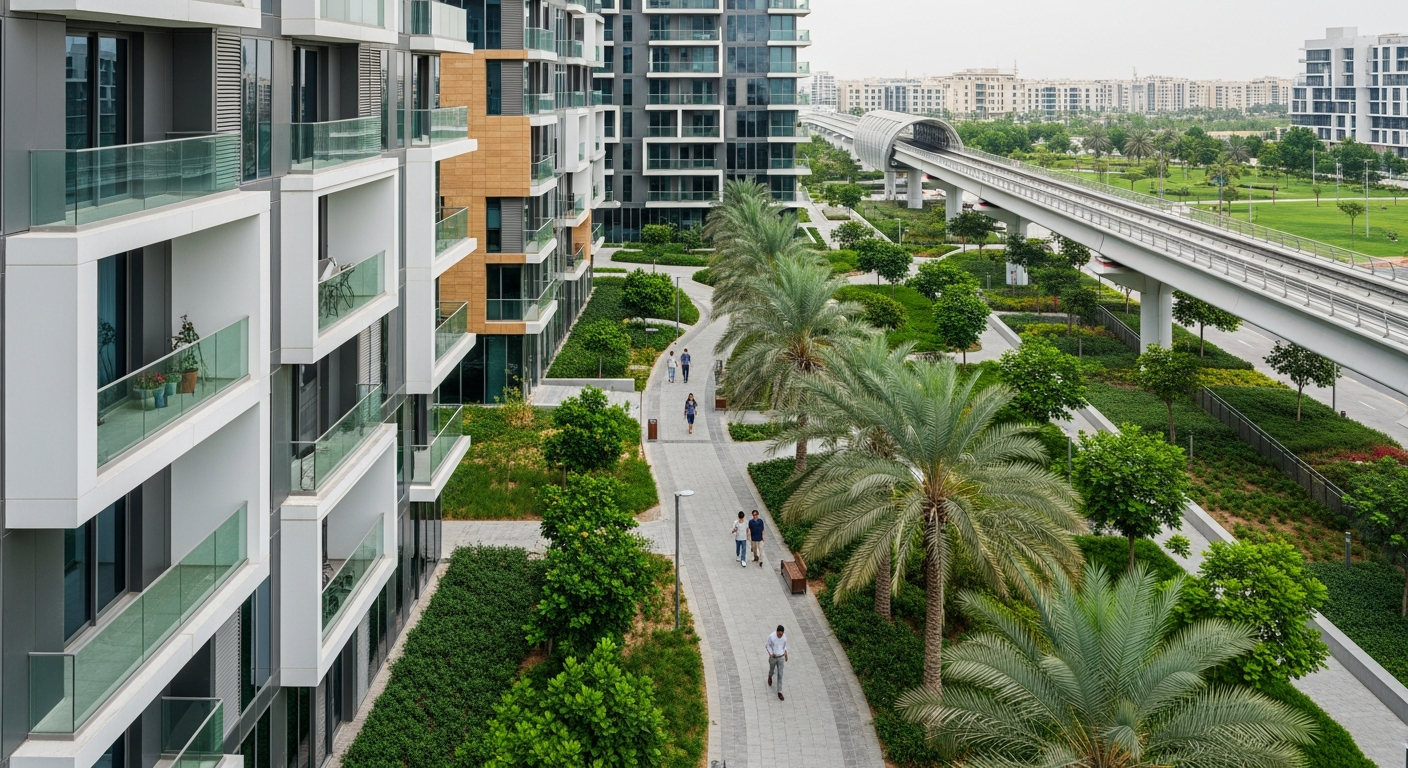 Al Kifaf, a residential community in Dubai near Reel Cinemas Al Ghurair Centre