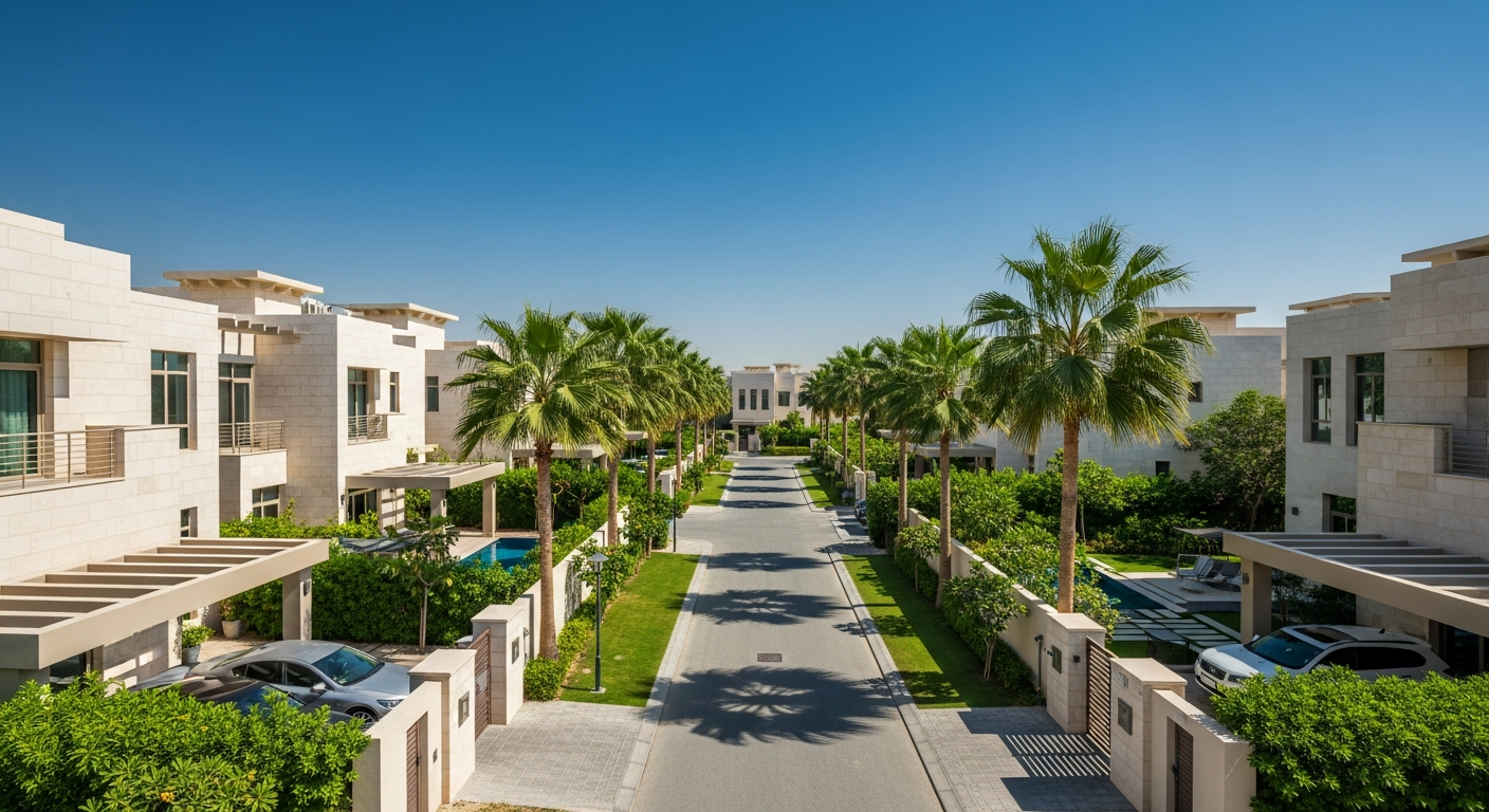 Jumeirah Park, a residential community in Dubai near Sunmarke School JVT