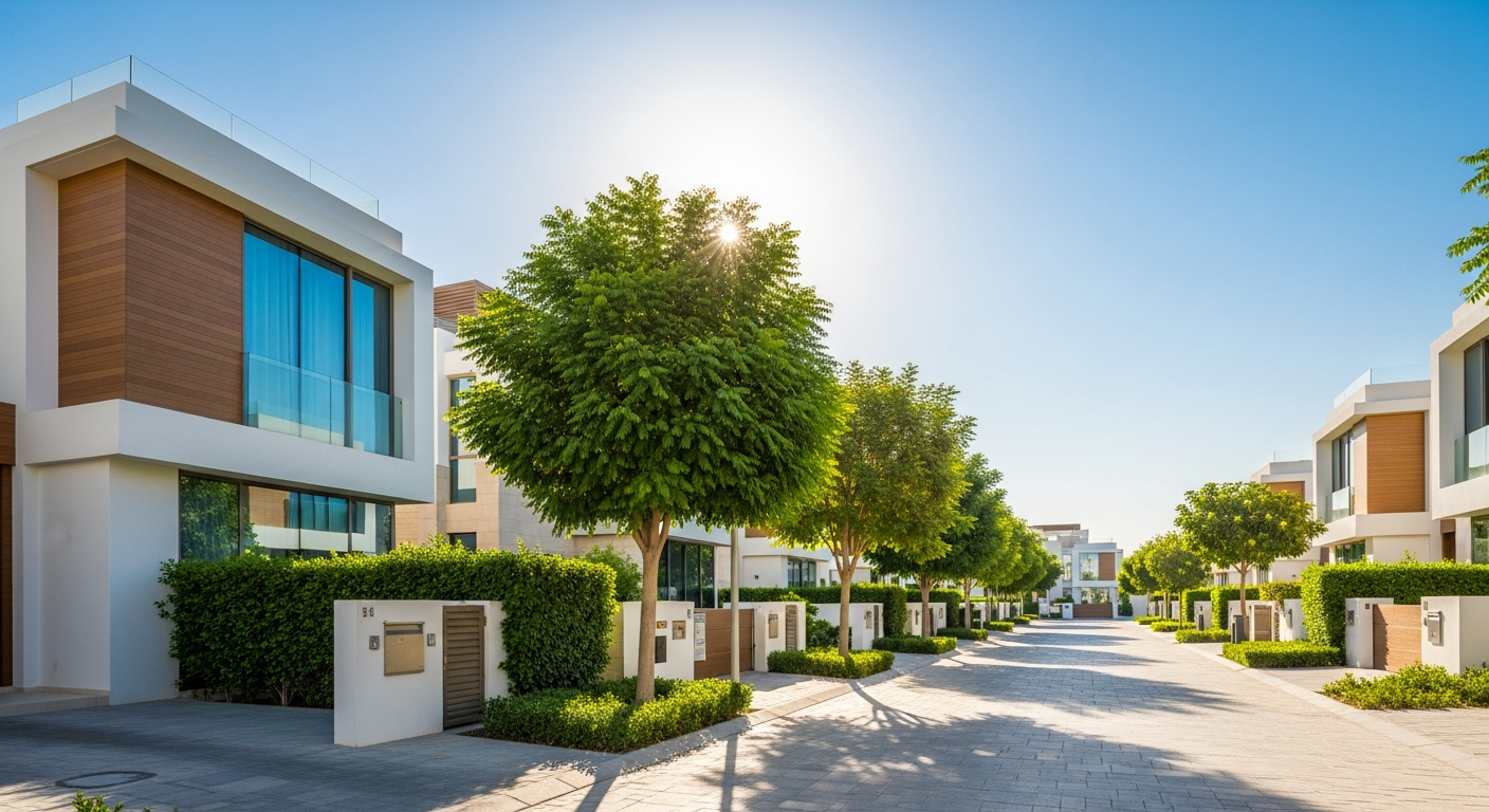 Acacia Avenues, a residential community in Dubai near Dubai College