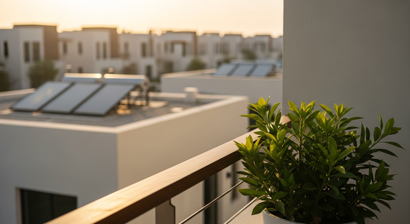 The Sustainable City, a residential community in Dubai near Town Square Park