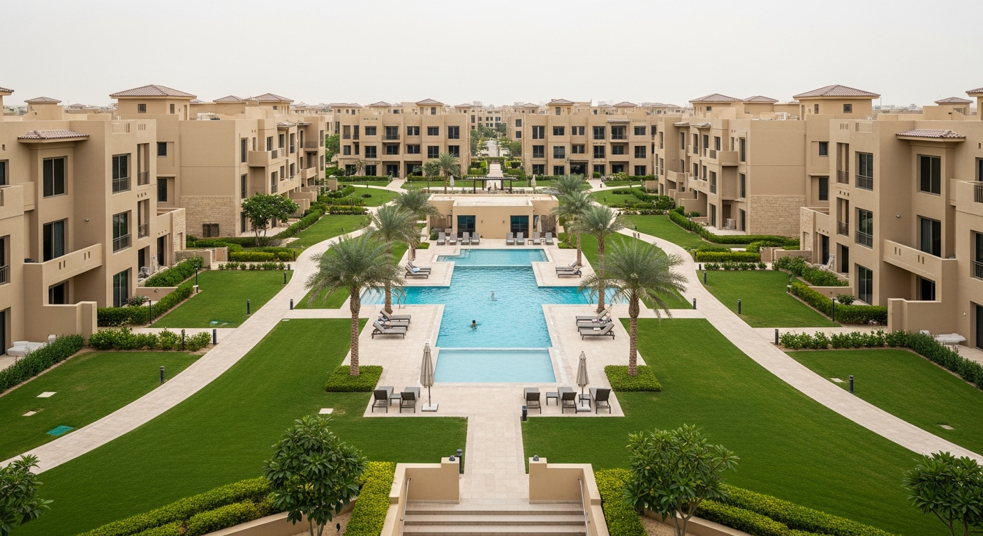 Remraam, a residential community in Dubai near Town Square Park
