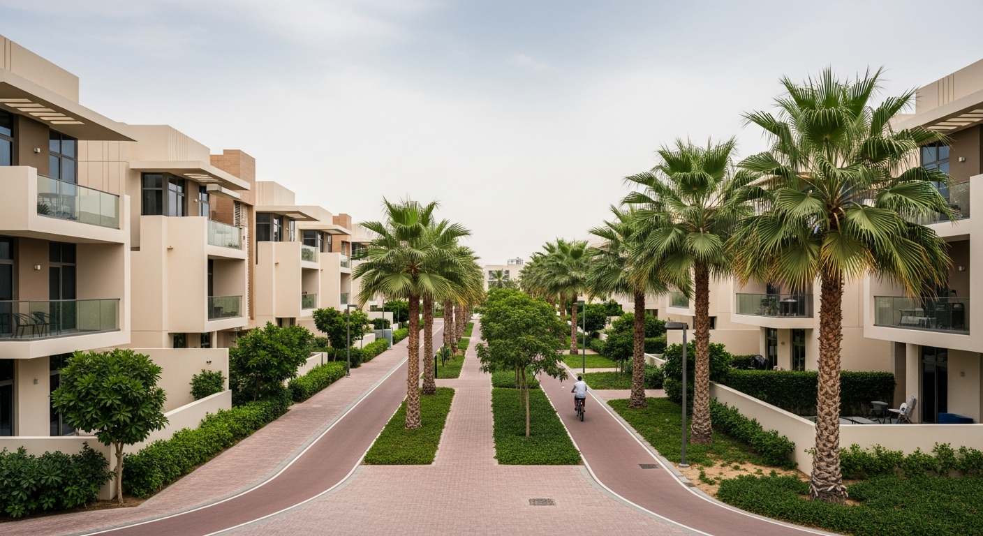 Al Barsha South, a residential community in Dubai near Roxy Cinemas Dubai Hills Mall