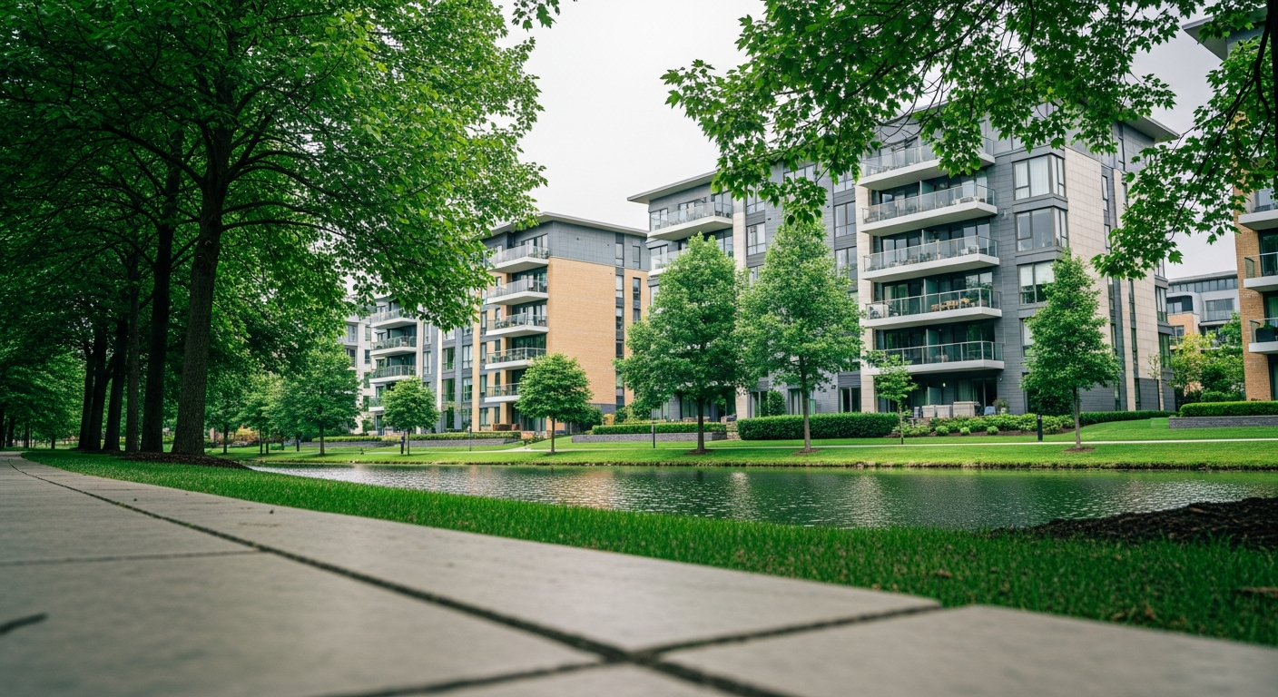 The Greens, a residential community in Dubai near Roxy Cinemas Dubai Hills Mall