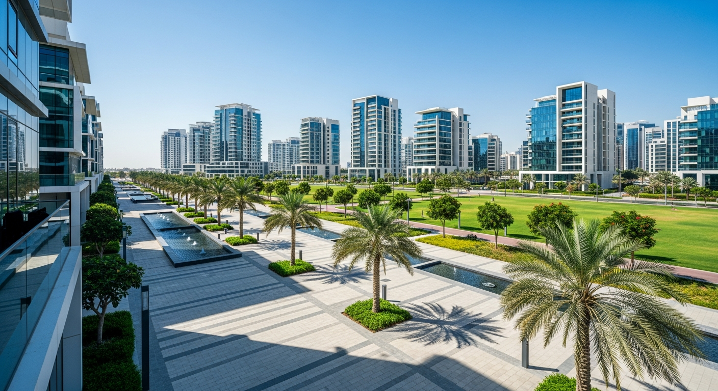 Dubai Media City, a residential community in Dubai near Roxy Cinemas The Beach JBR