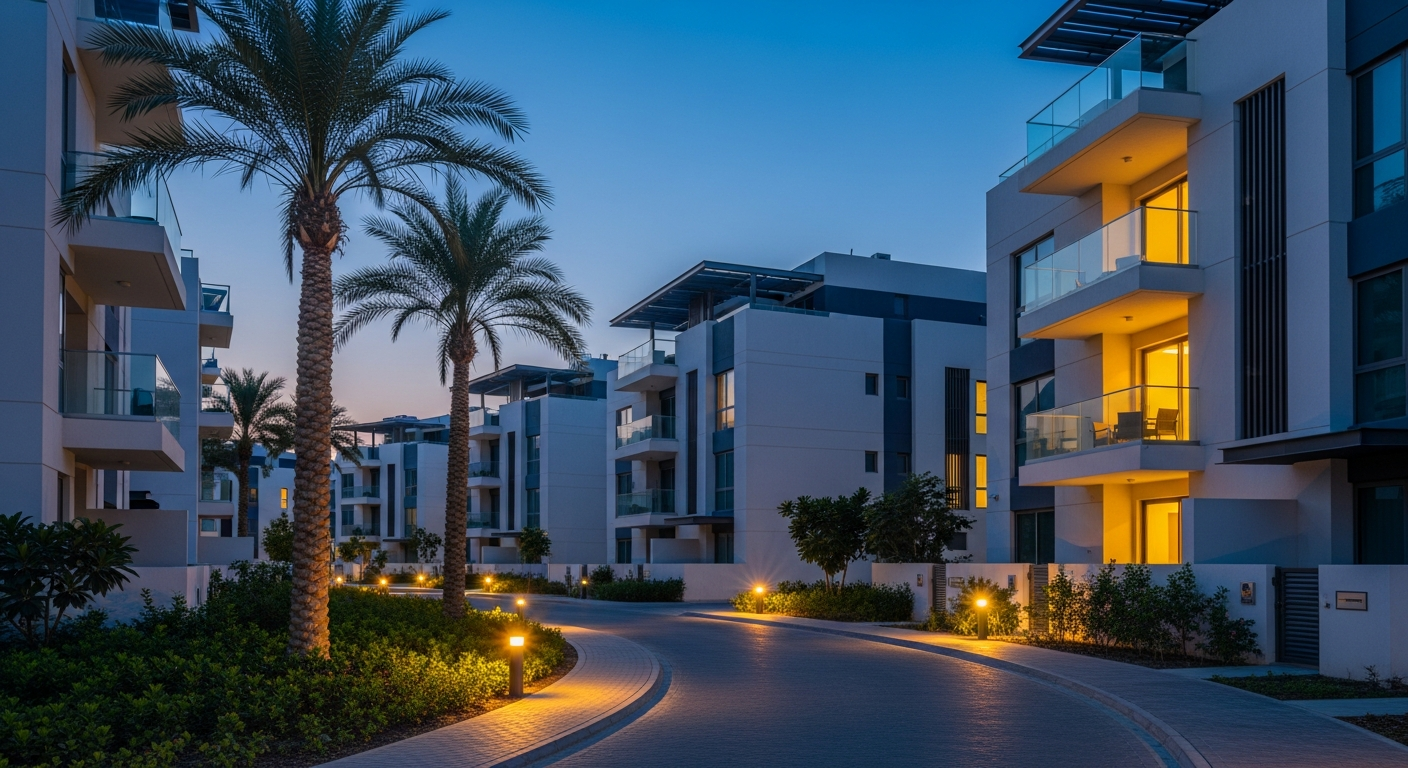 Jumeirah Village Circle (JVC), a residential community in Dubai near Dubai Hills Park