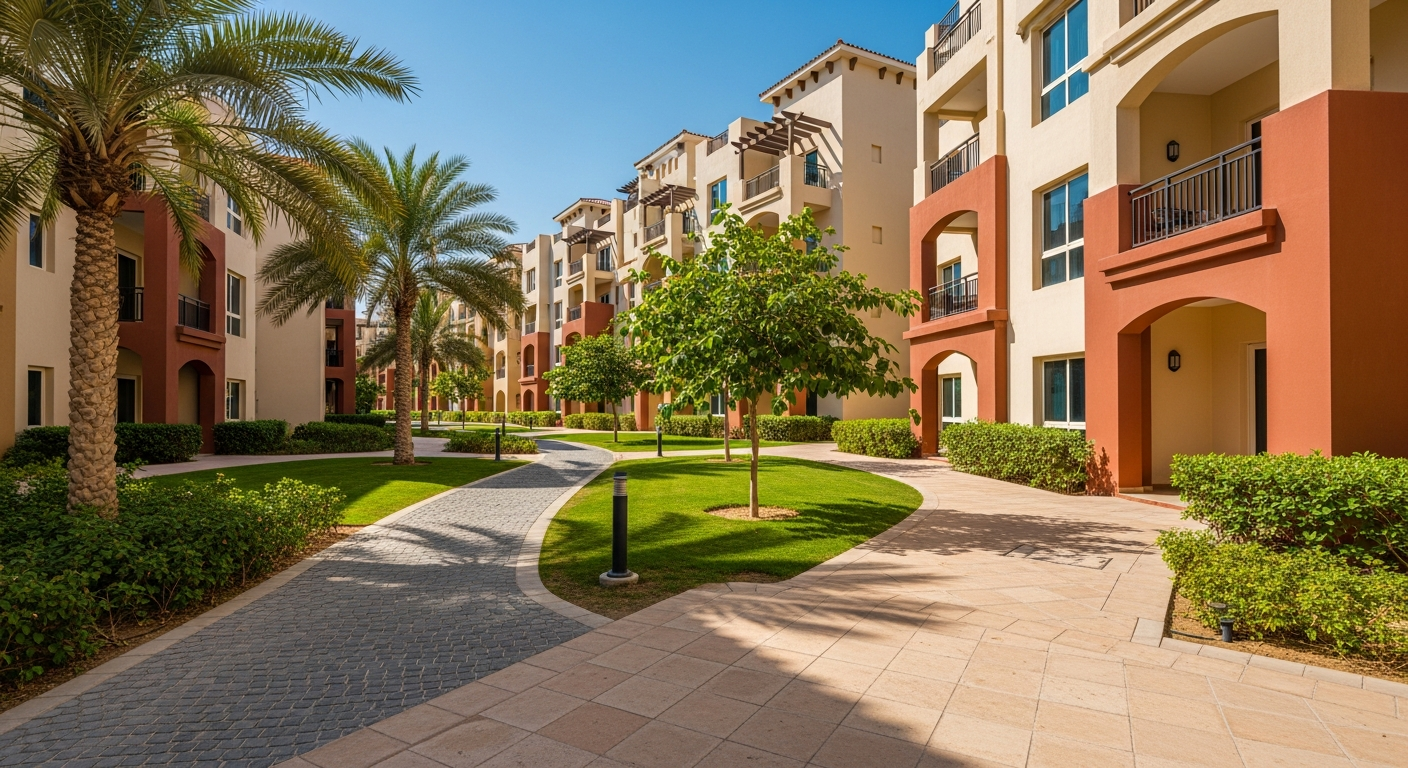 Motor City, a residential community in Dubai near Dubai Hills Park