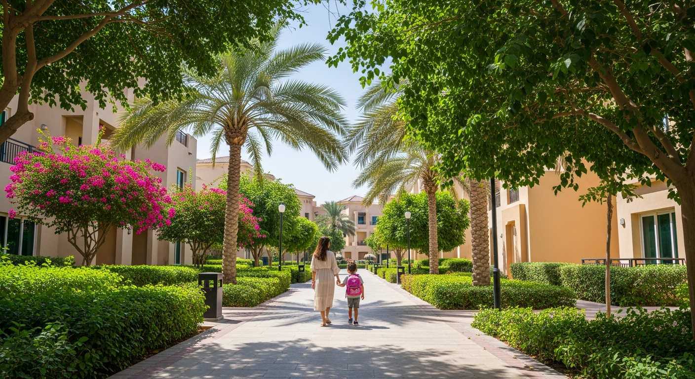 The Greens, a residential community in Dubai near Regent International School The Greens