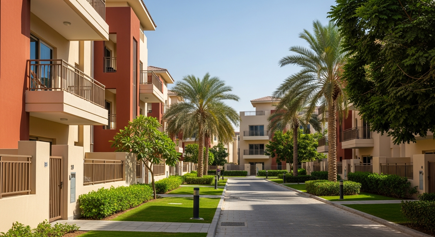 Jumeirah Village Circle (JVC), a residential community in Dubai near Safa British School