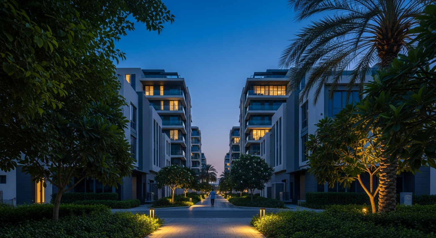 Jumeirah Village Circle (JVC), a residential community in Dubai near Reel Cinemas The Springs Souk