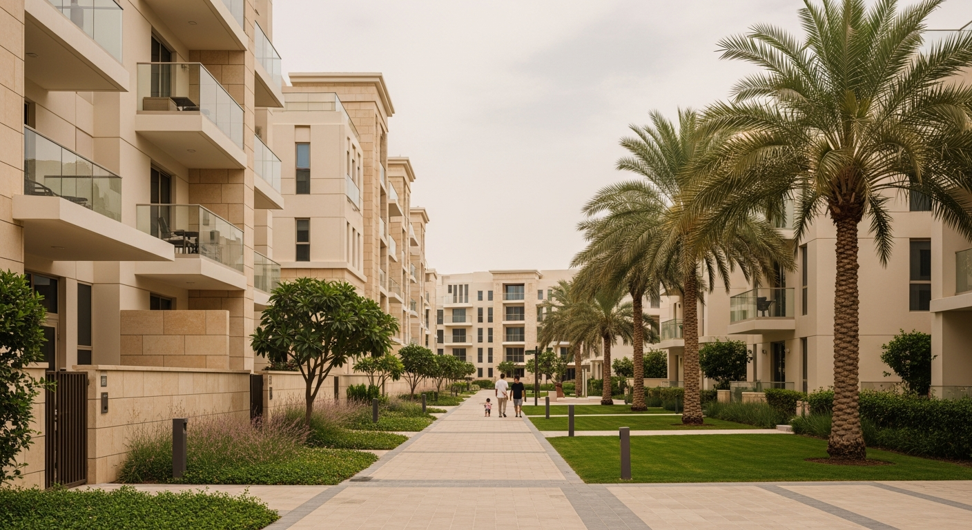 Meydan City, a residential community in Dubai near Hartland International School MBR City