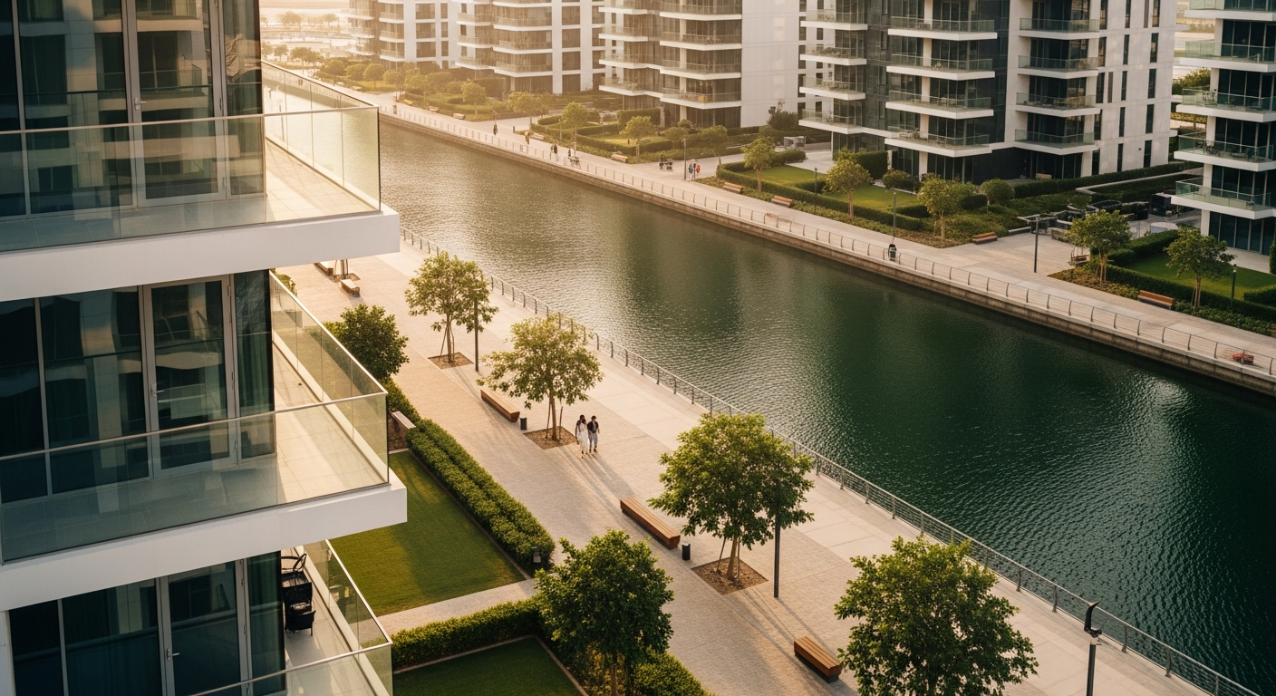 Business Bay, a residential community in Dubai near Hartland International School MBR City