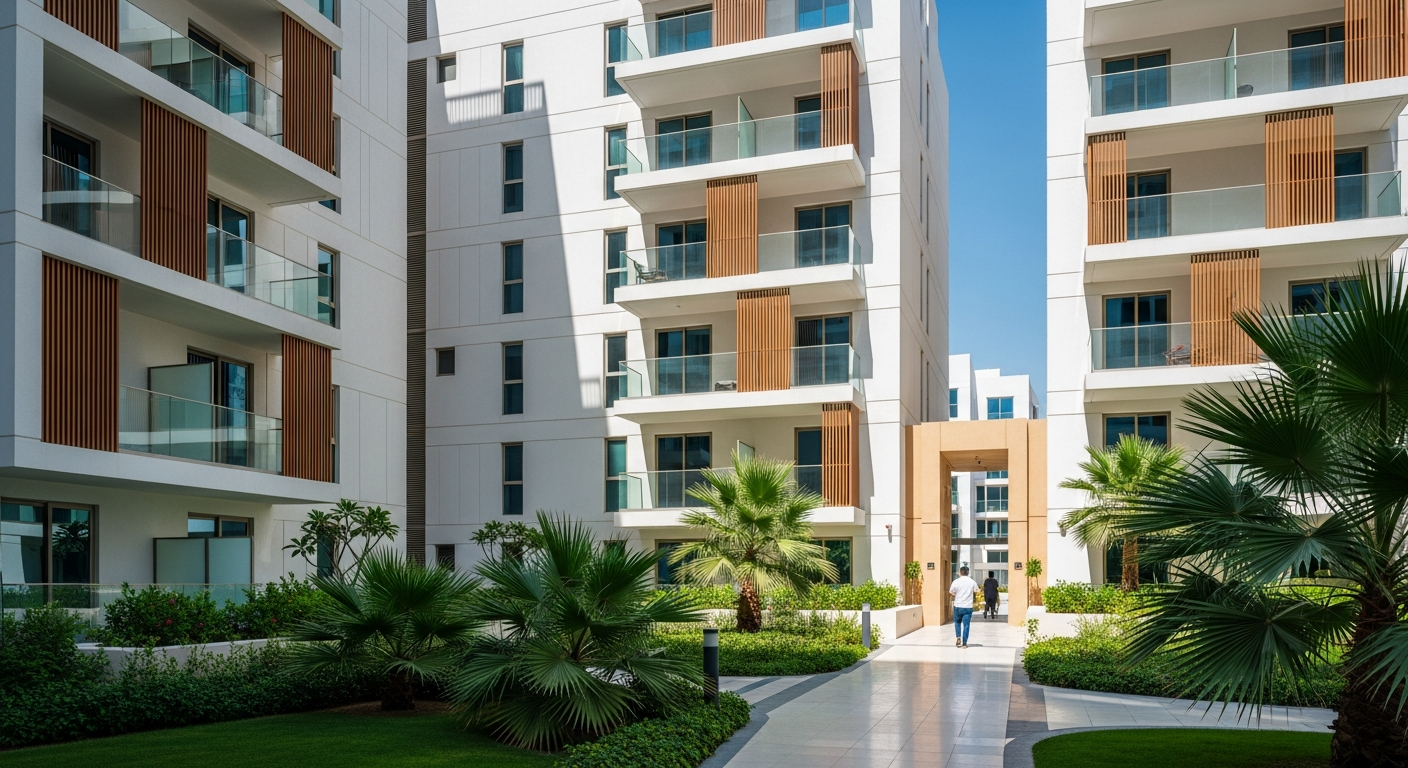 Dubai Production City, a residential community in Dubai near Green Community Park