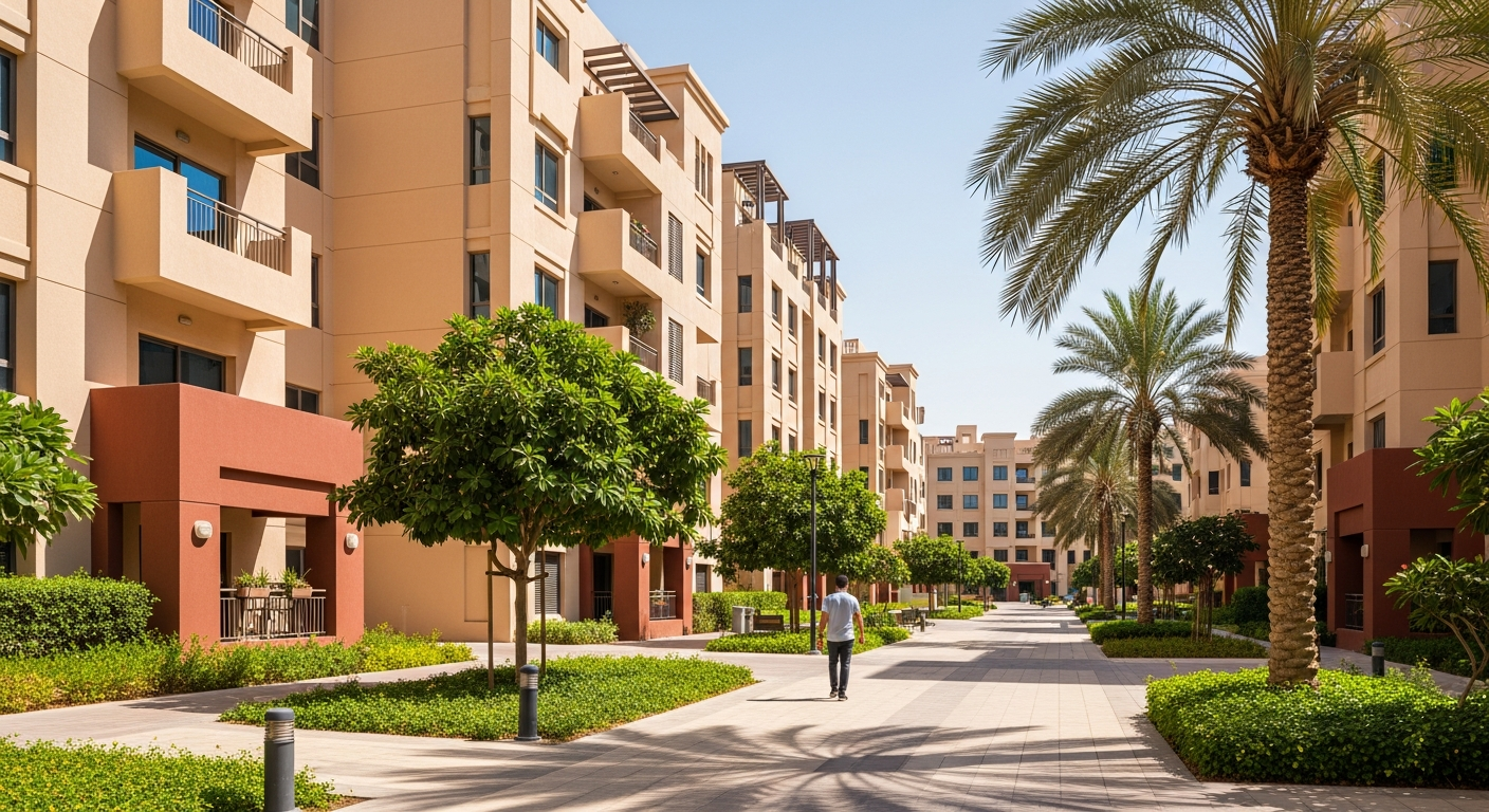 Muteena, a residential community in Dubai near Al Diyafah High School