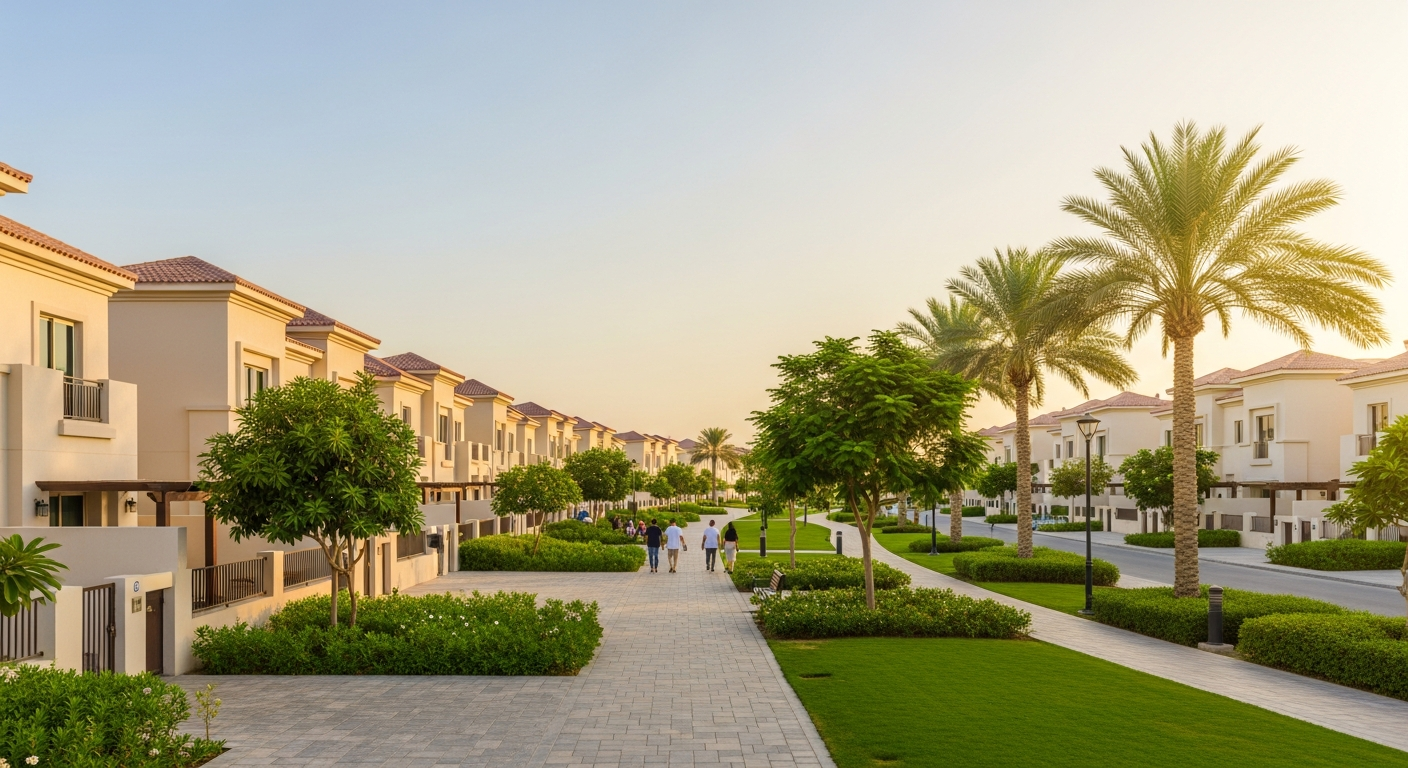 Green Community, Dubai Investment Park, a residential community in Dubai near Al Nibras International Private School
