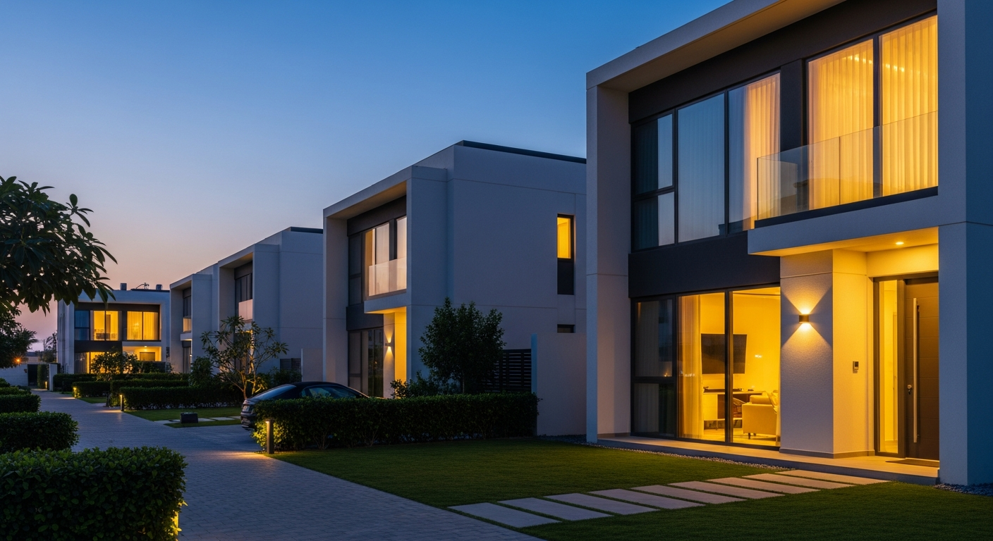 Jumeirah Village Circle (JVC), a residential community in Dubai near Australian International School Dubai