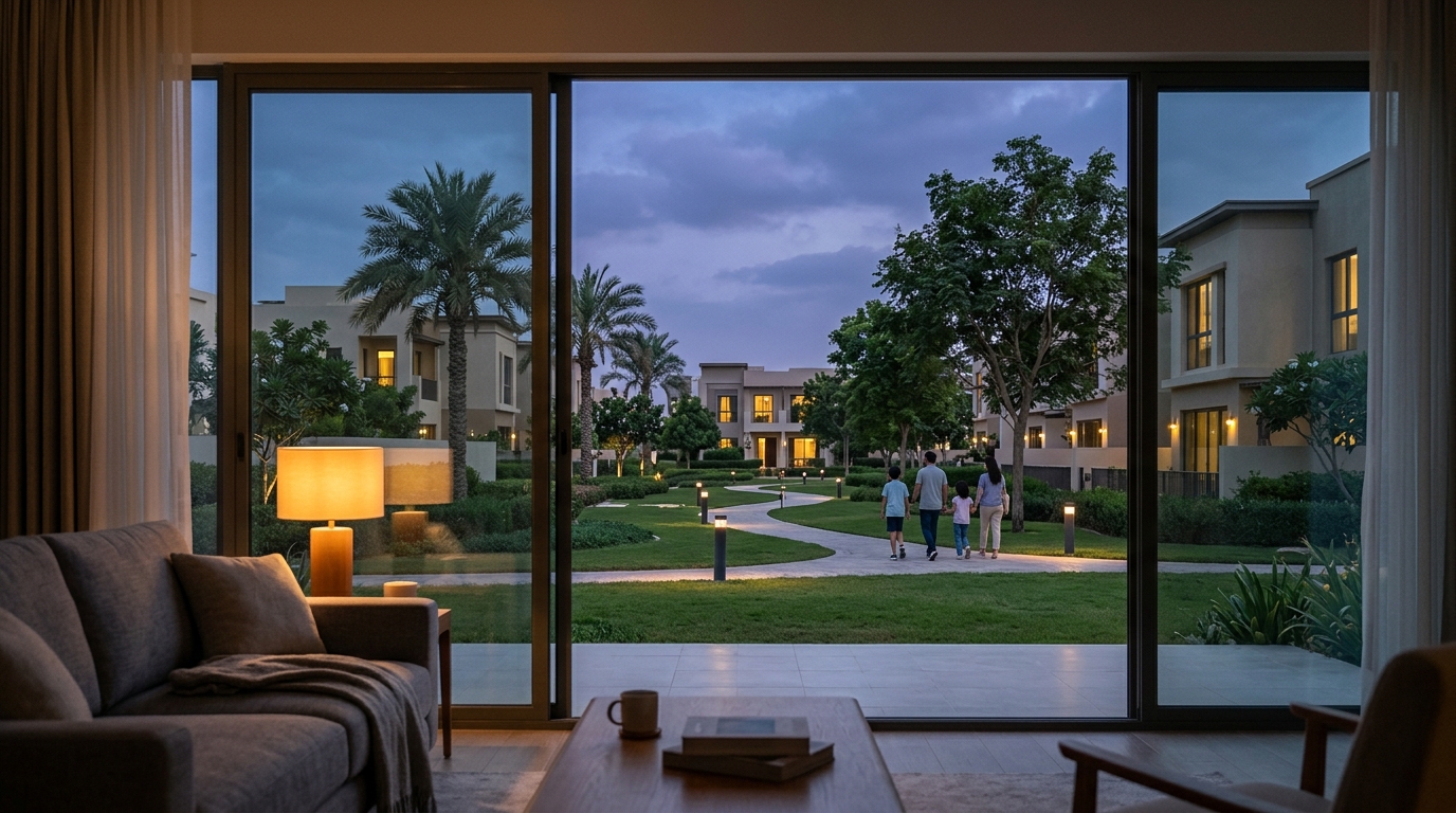 Green Community, a residential community in Dubai near Dove Green Private School