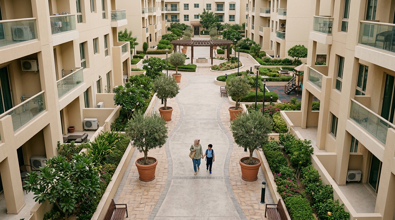 Abu Hail, a residential community in Dubai near Gulf Indian High School