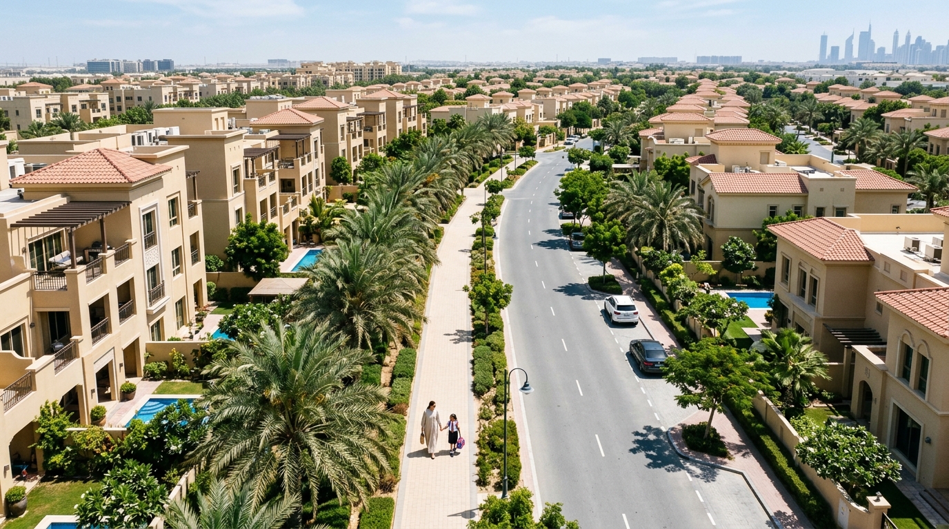 Al Garhoud, a residential community in Dubai near Gulf Indian High School